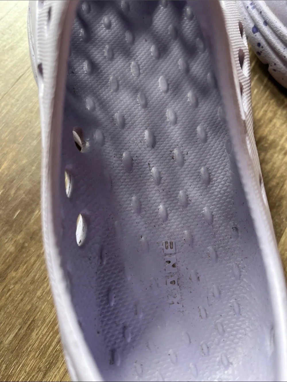 Kids Lavender Slip-On Water Shoes with Drainage Holes